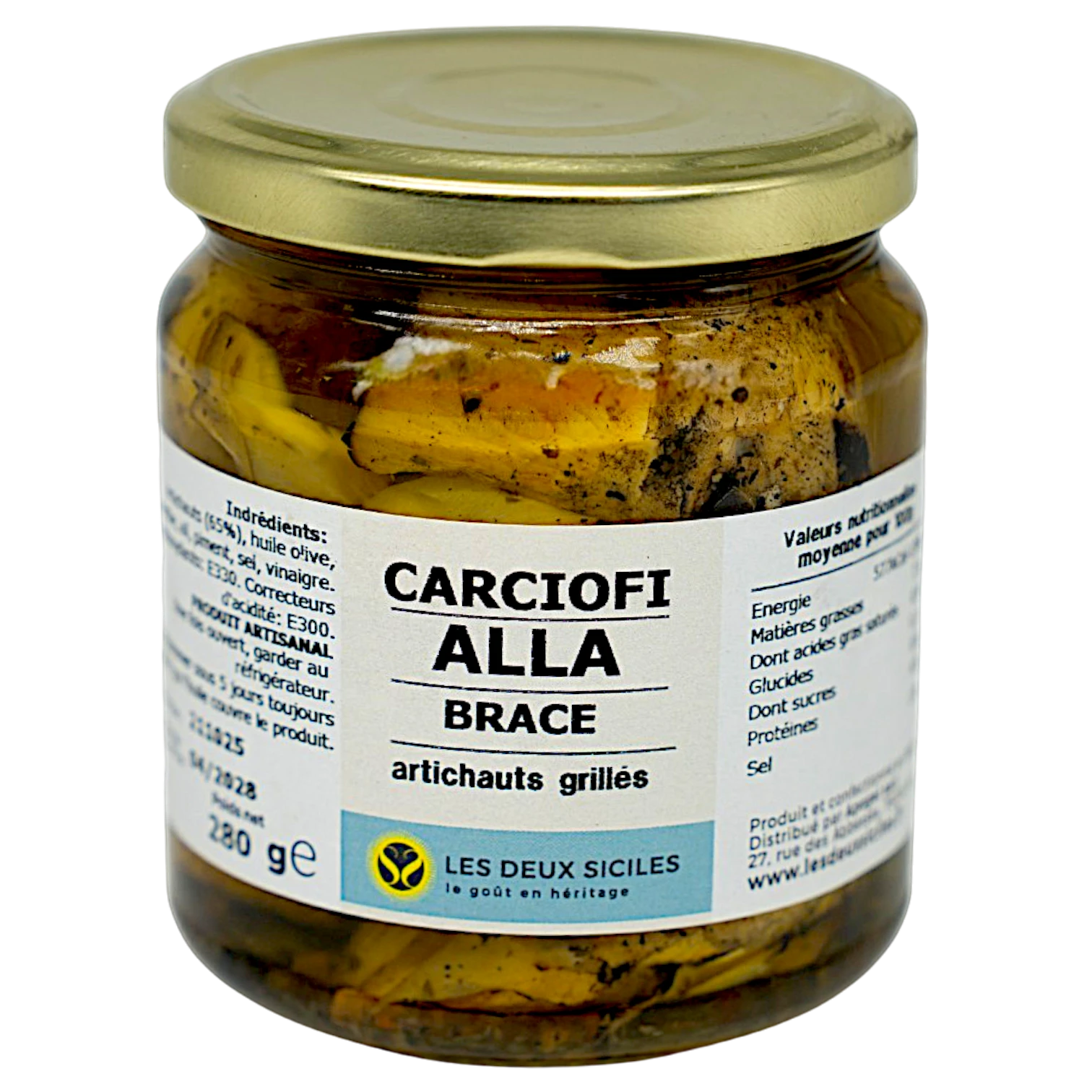 Coeurs d'artichauts grillés