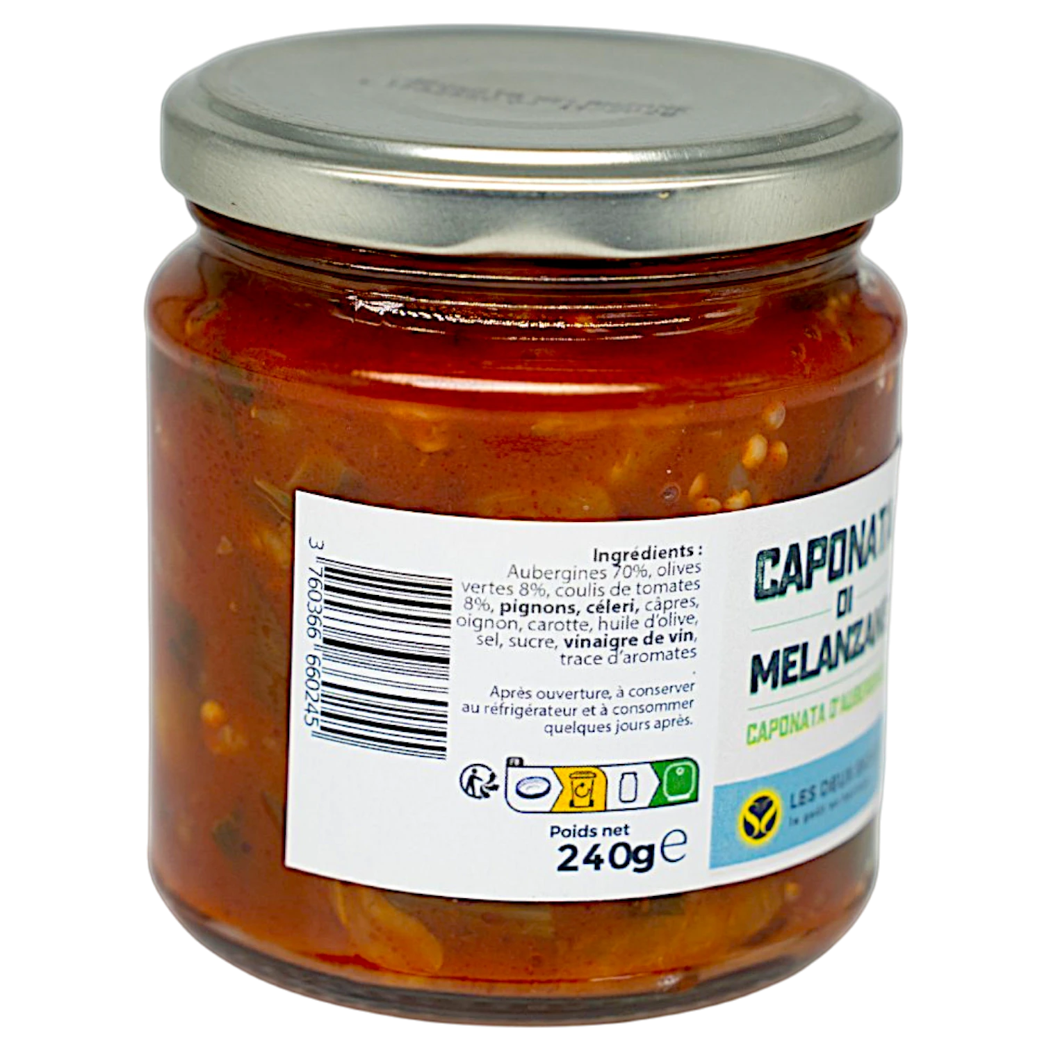 Caponata sicilienne d’aubergines