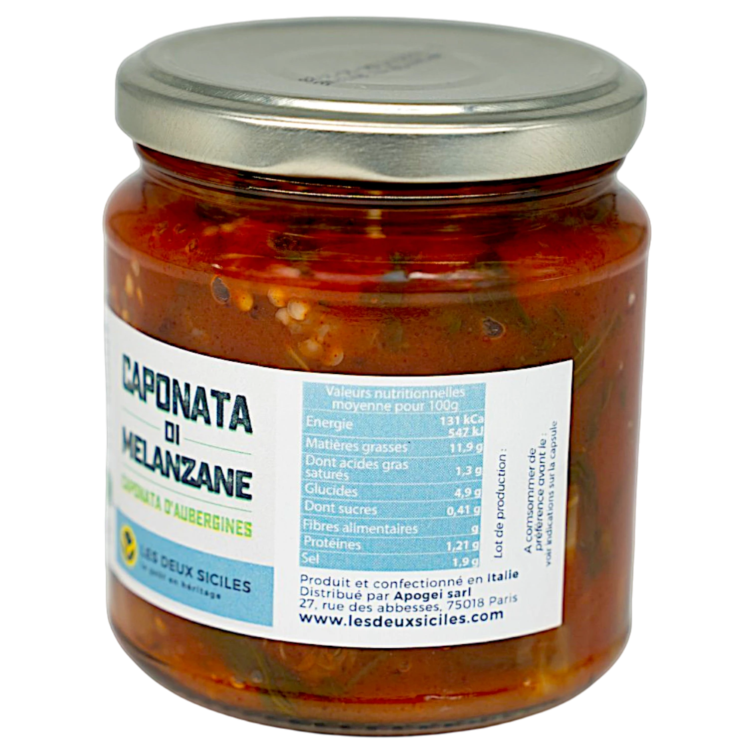 Caponata sicilienne d’aubergines