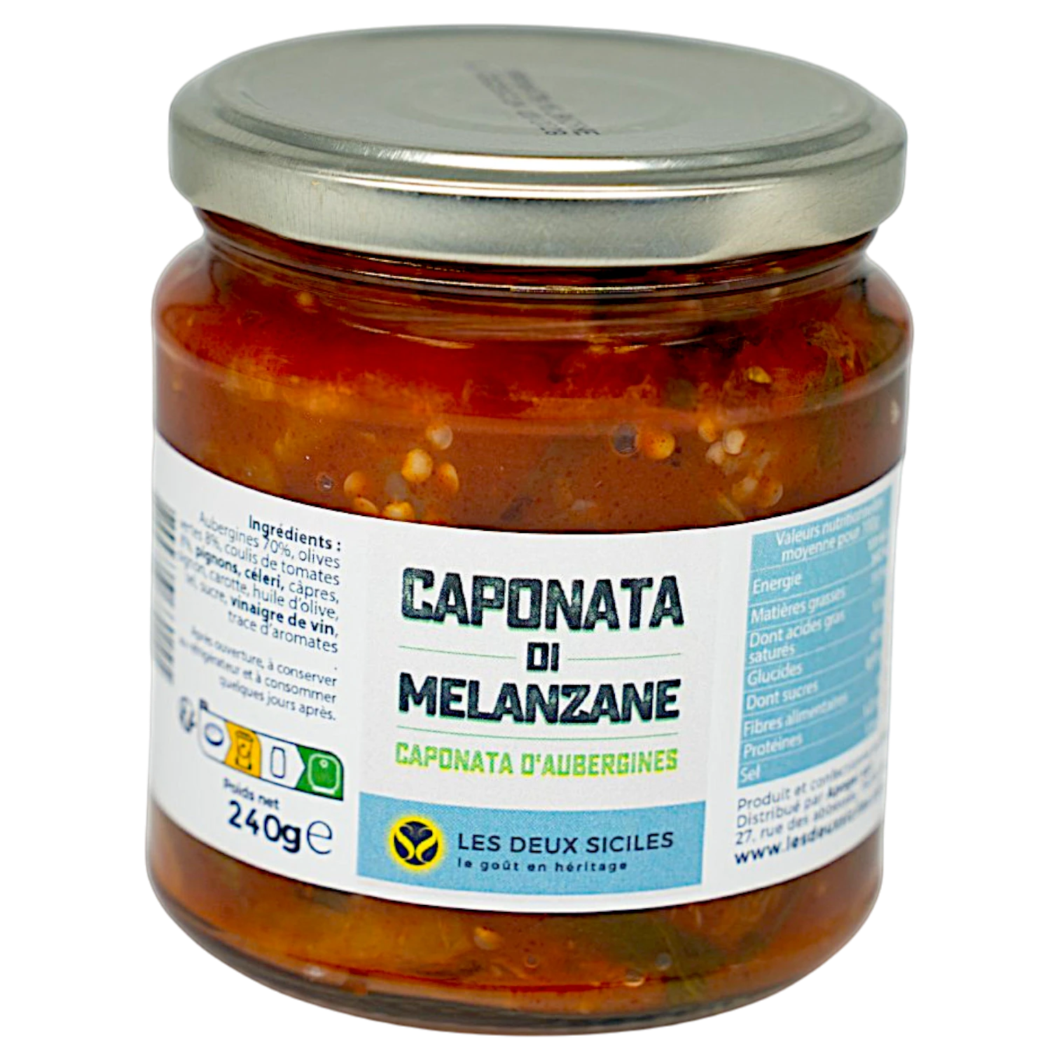 Caponata sicilienne d’aubergines