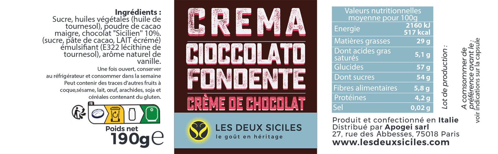 Crème au chocolat sicilien – Image 3