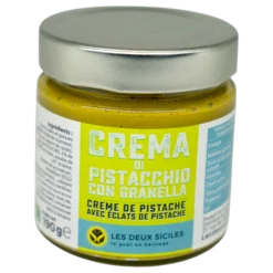 Crème de pistache aux éclats – spécialité artisanale sicilienne