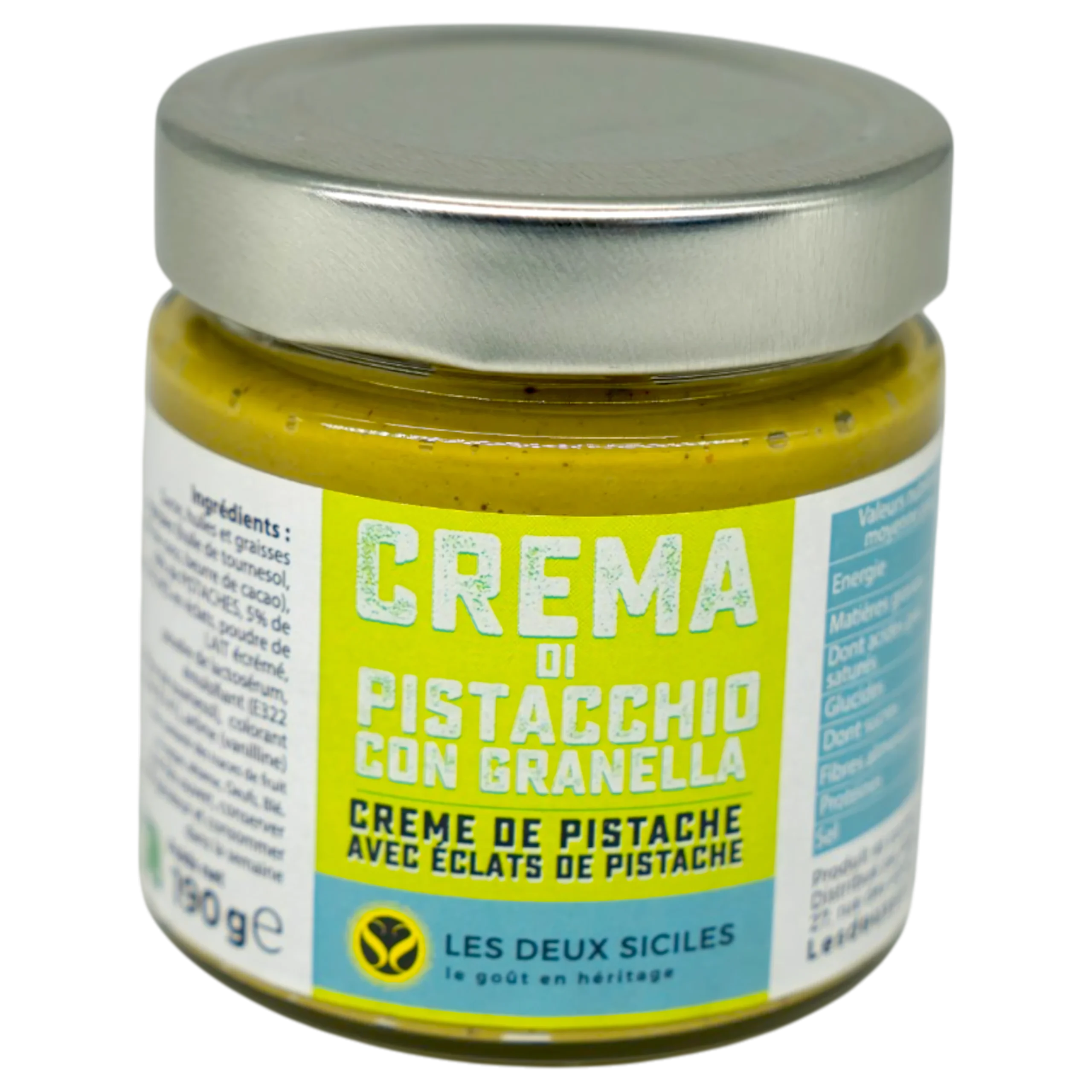 Crème de pistache aux éclats – spécialité artisanale sicilienne