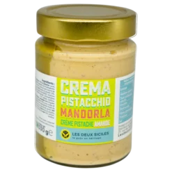 Crème duo pistache et amande – spécialité artisanale sicilienne
