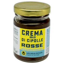 Crème d’oignons rouges doux – spécialité sicilienne artisanale