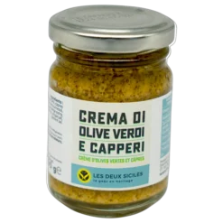 Crème d’olives vertes et câpres – artisanat sicilien