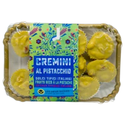 Cremini au chocolat blanc goût pistache – spécialité artisanale sicilienne