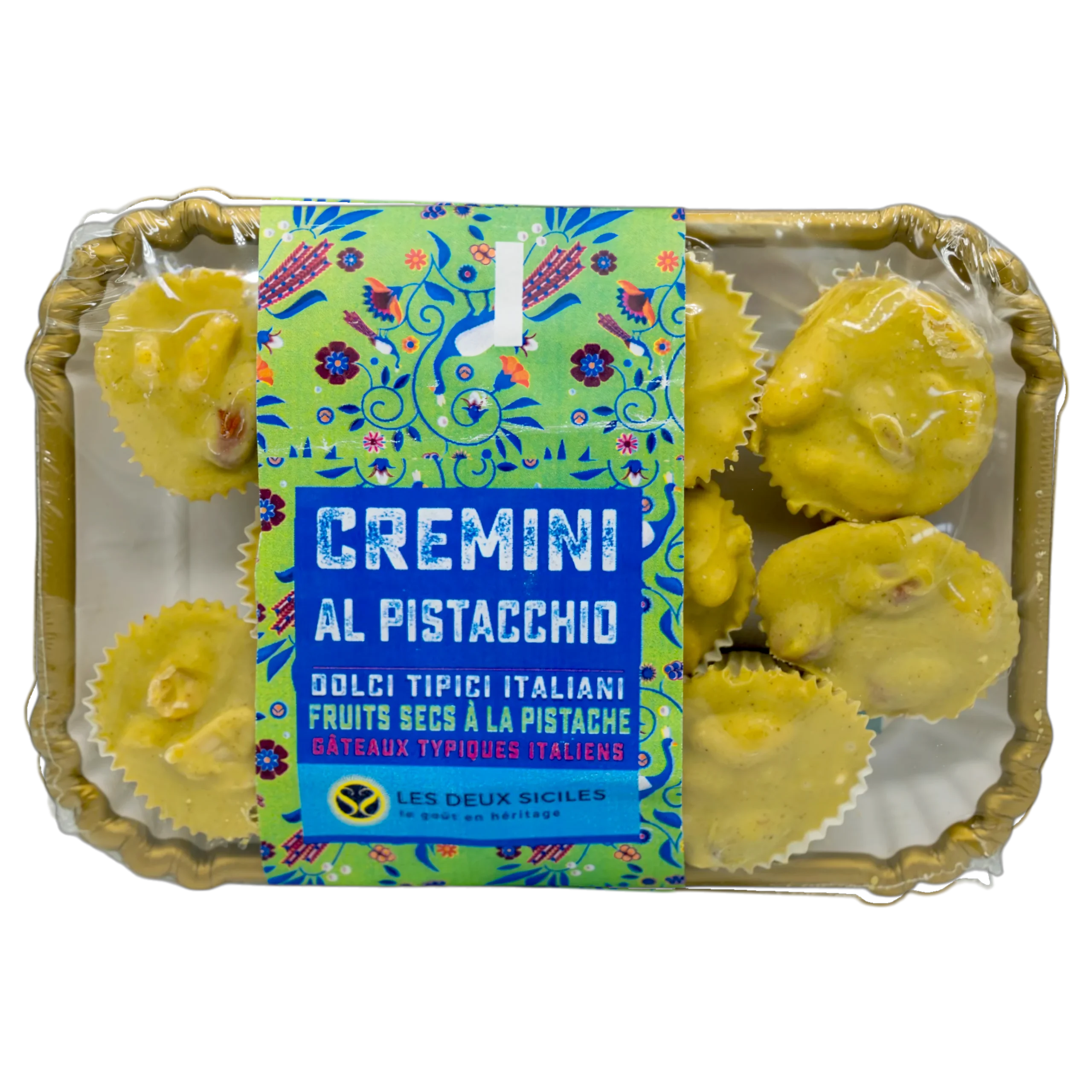 Cremini au chocolat blanc goût pistache – spécialité artisanale sicilienne