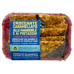 Croquant aux amandes et chocolat noir – spécialité artisanale sicilienne