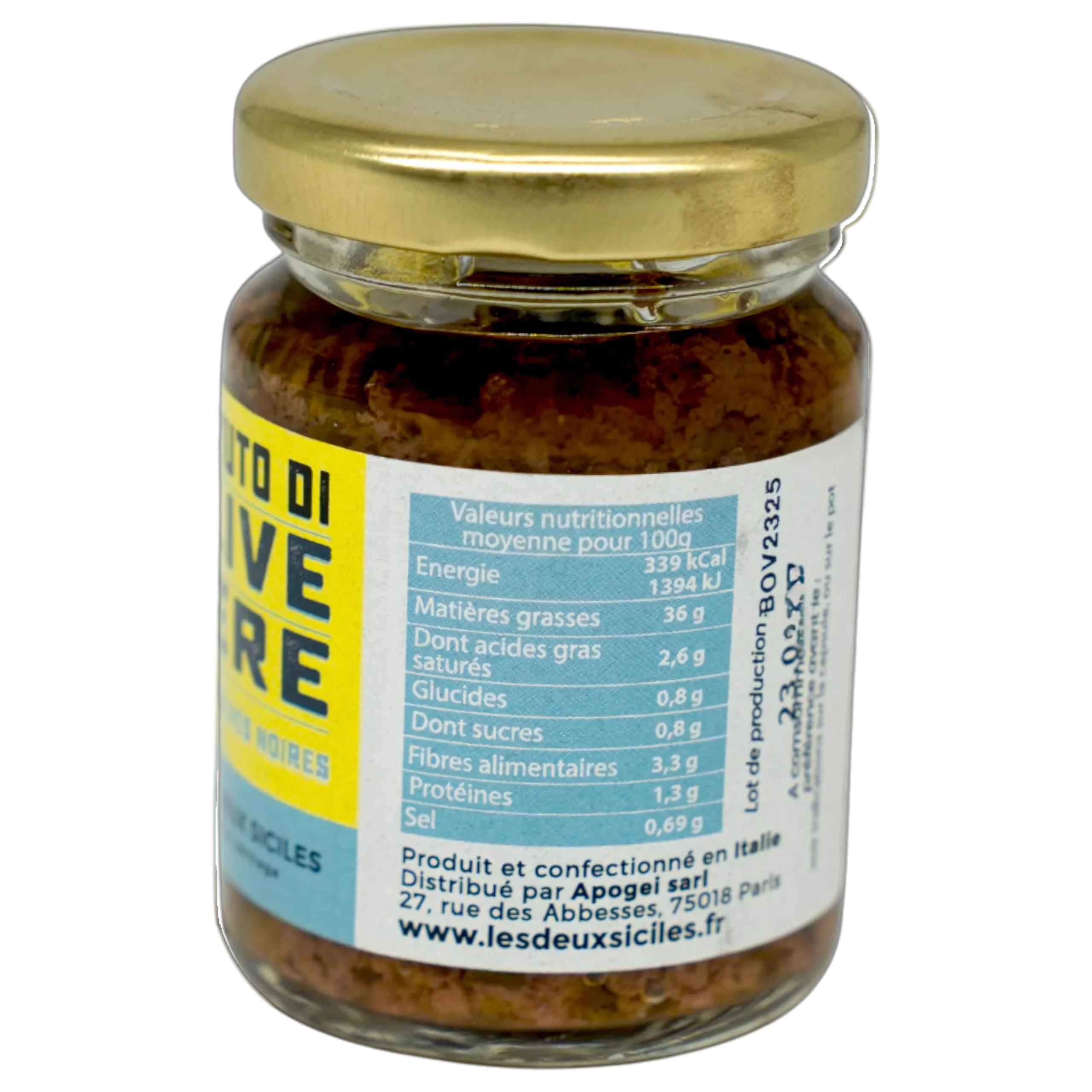Haché d’olives noires – spécialité artisanale sicilienne