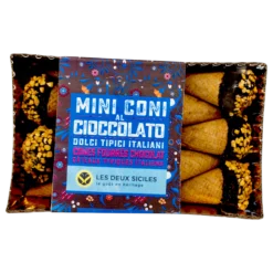 Mini cônes à la ganache chocolat – pâtisserie artisanale sicilienne