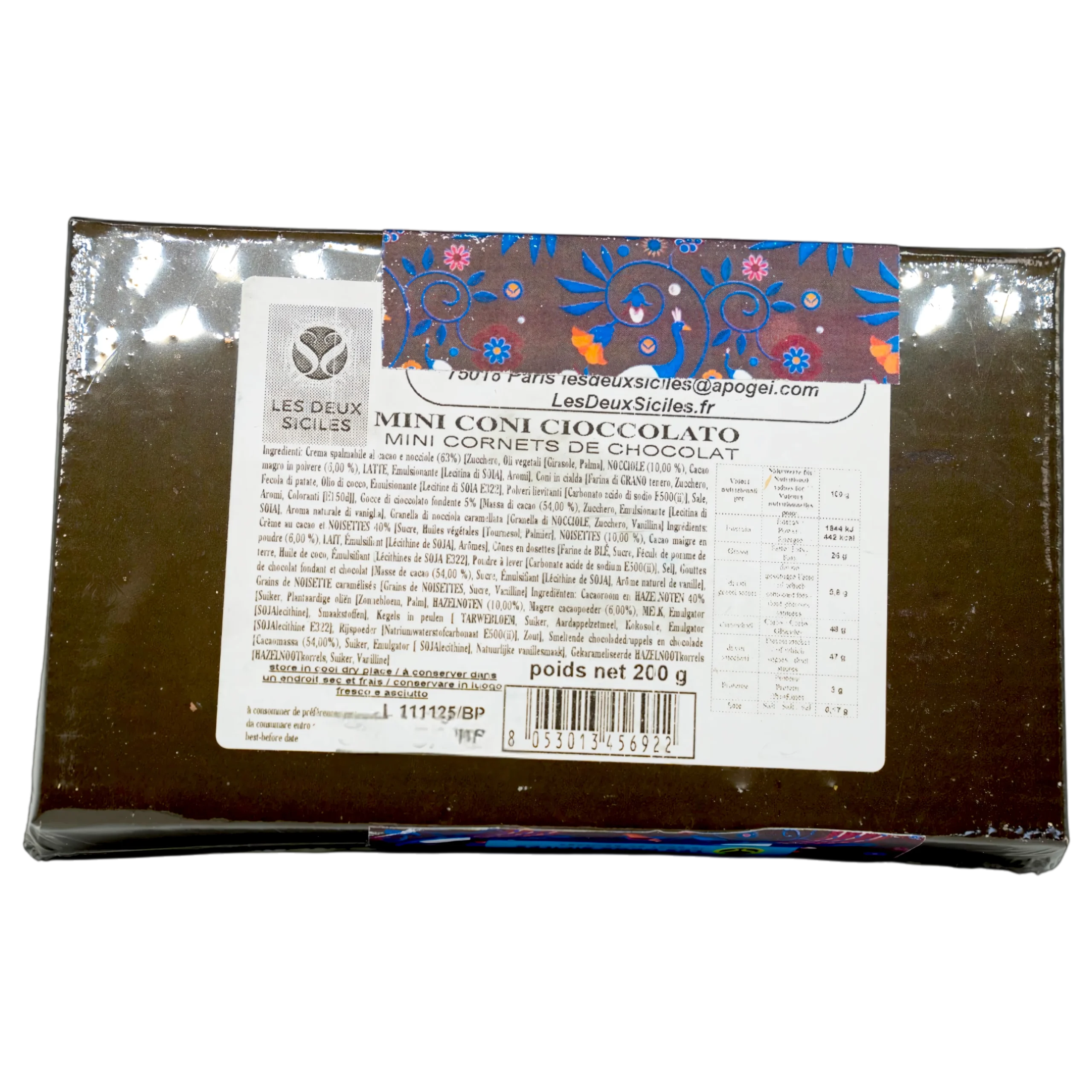 Mini cônes à la ganache chocolat – pâtisserie artisanale sicilienne