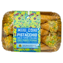 Mini cônes à la pistache – pâtisserie artisanale sicilienne
