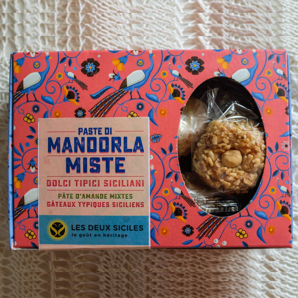 Pâtes d'amandes mixtes, un voyage gustatif en Sicile, boite de 280 gr – Image 7