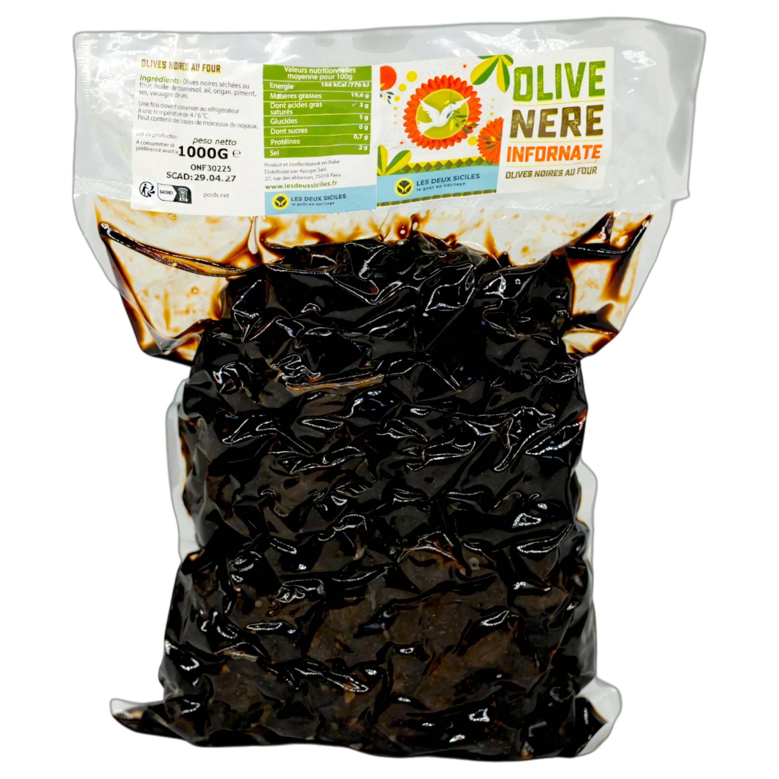 Olives noires – spécialité artisanale sicilienne