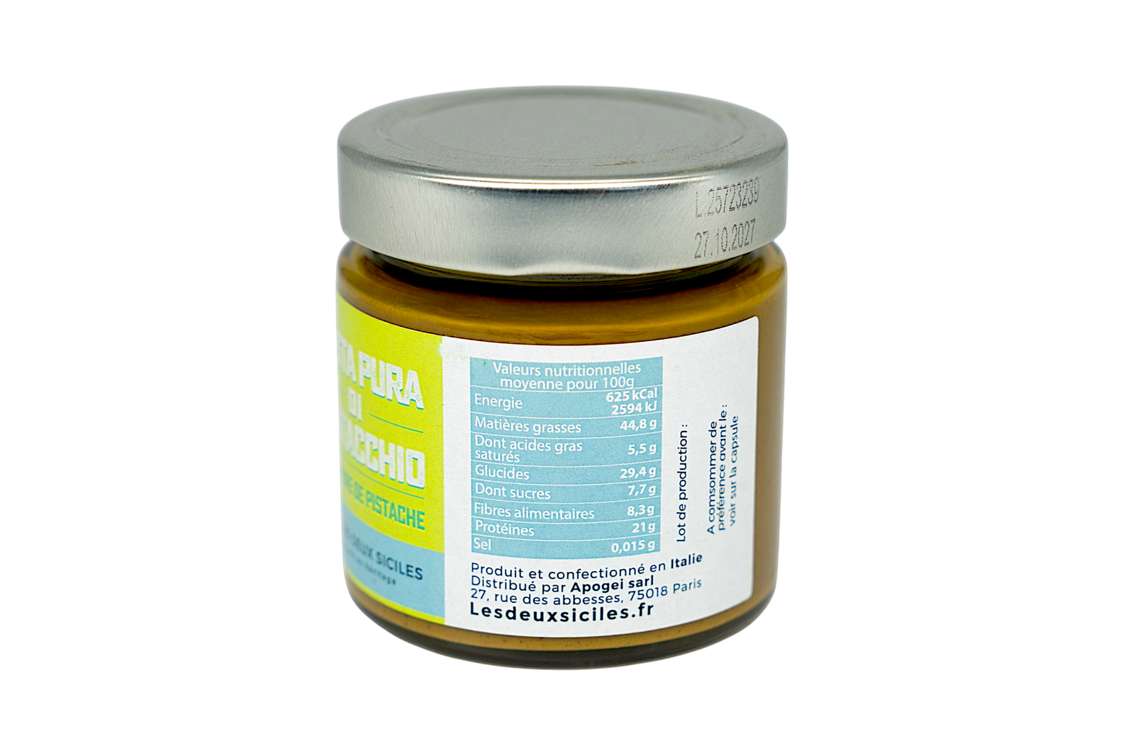 Pâte pure de pistache 100 %