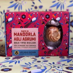 Pâtes d'amandes aux agrumes, boite de 280 gr