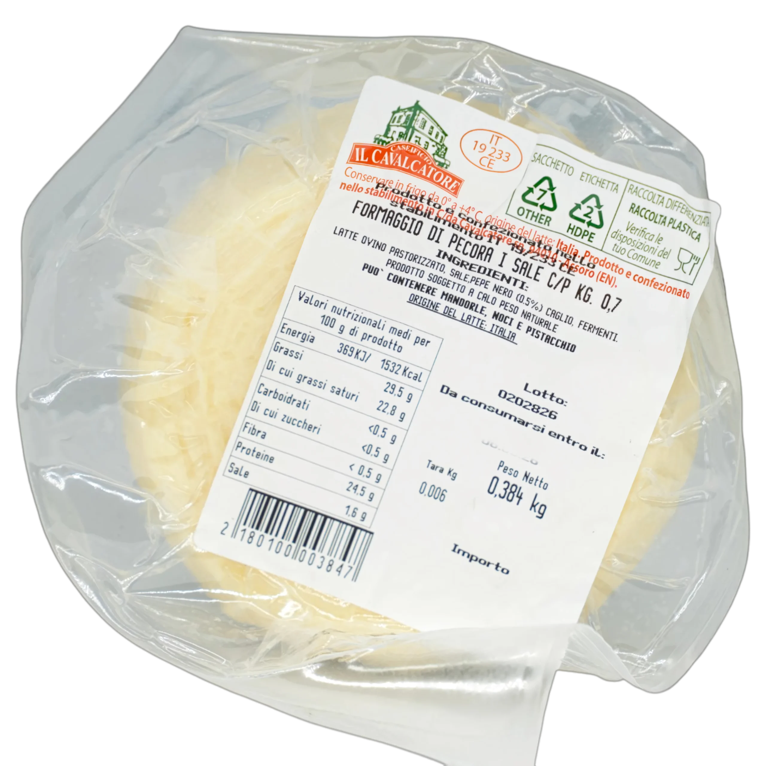 Pecorino au poivre – fromage artisanal sicilien