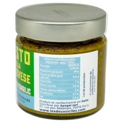Pesto de basilic – spécialité artisanale sicilienne