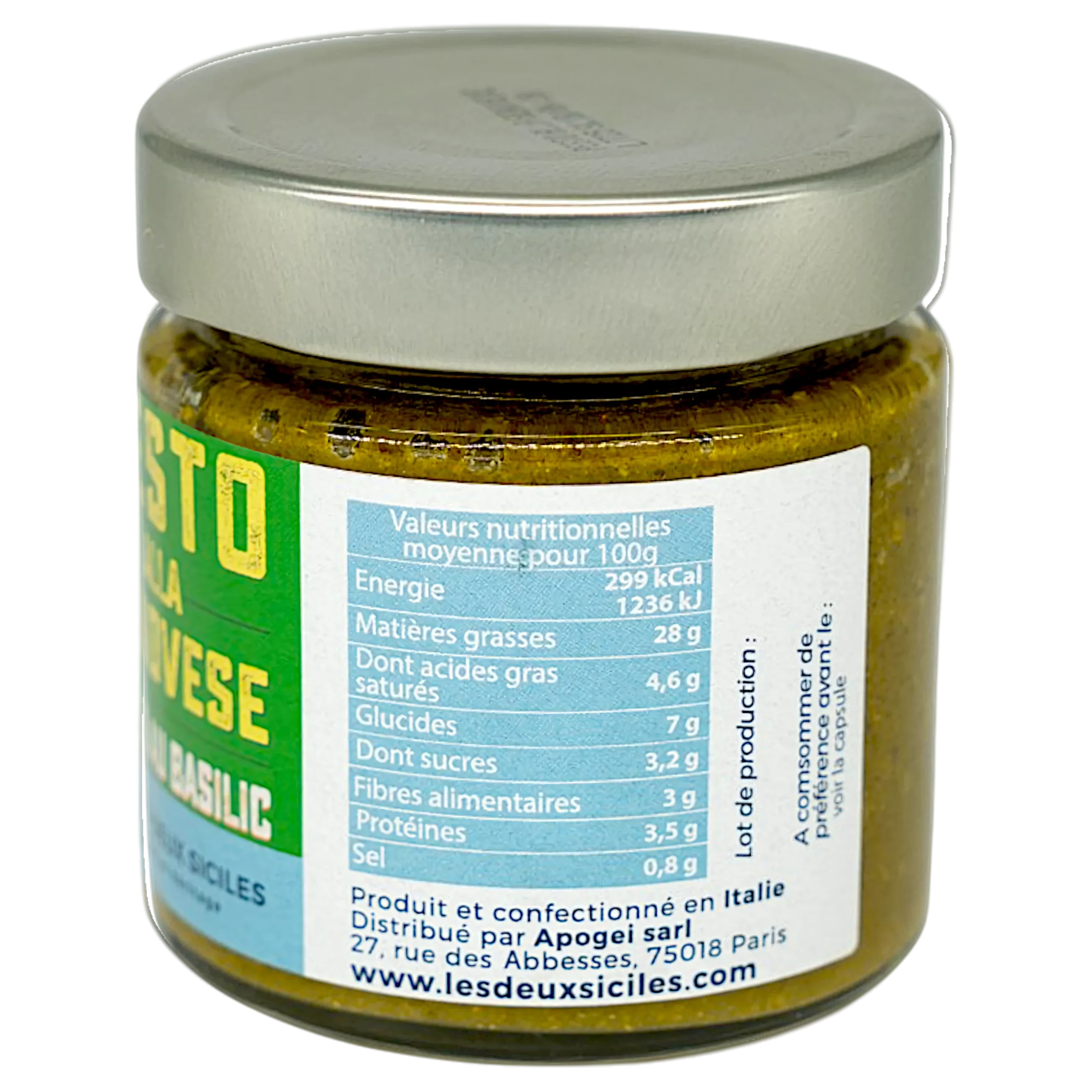 Pesto de basilic – spécialité artisanale sicilienne