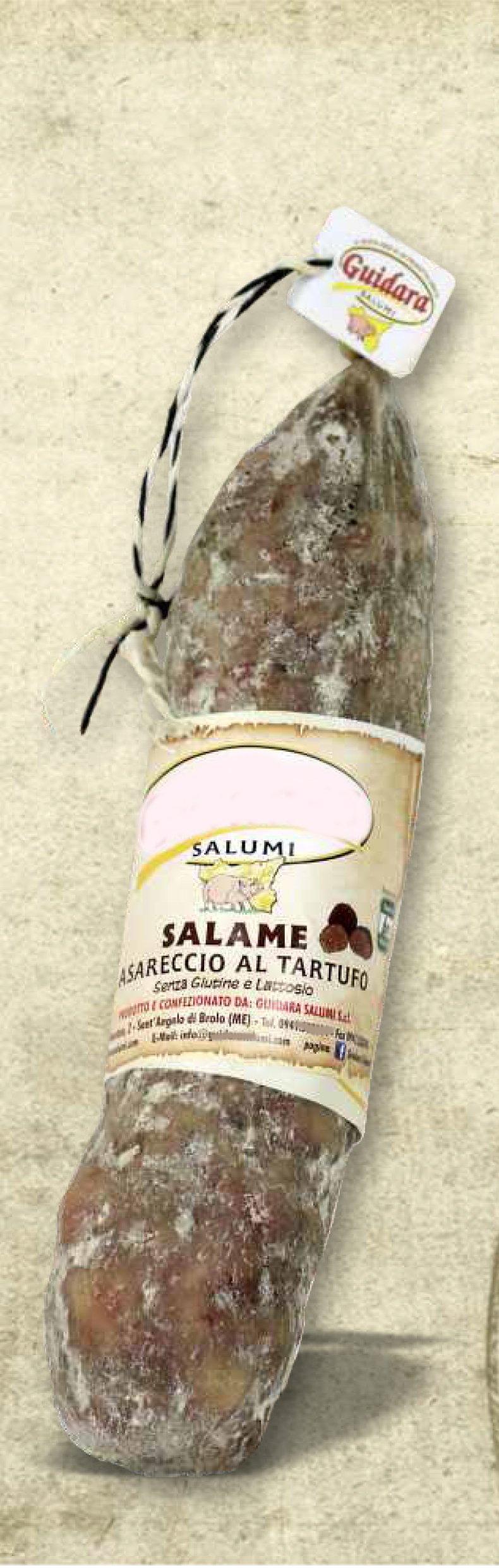 saucisson à la truffe - produits artisanal sicilien