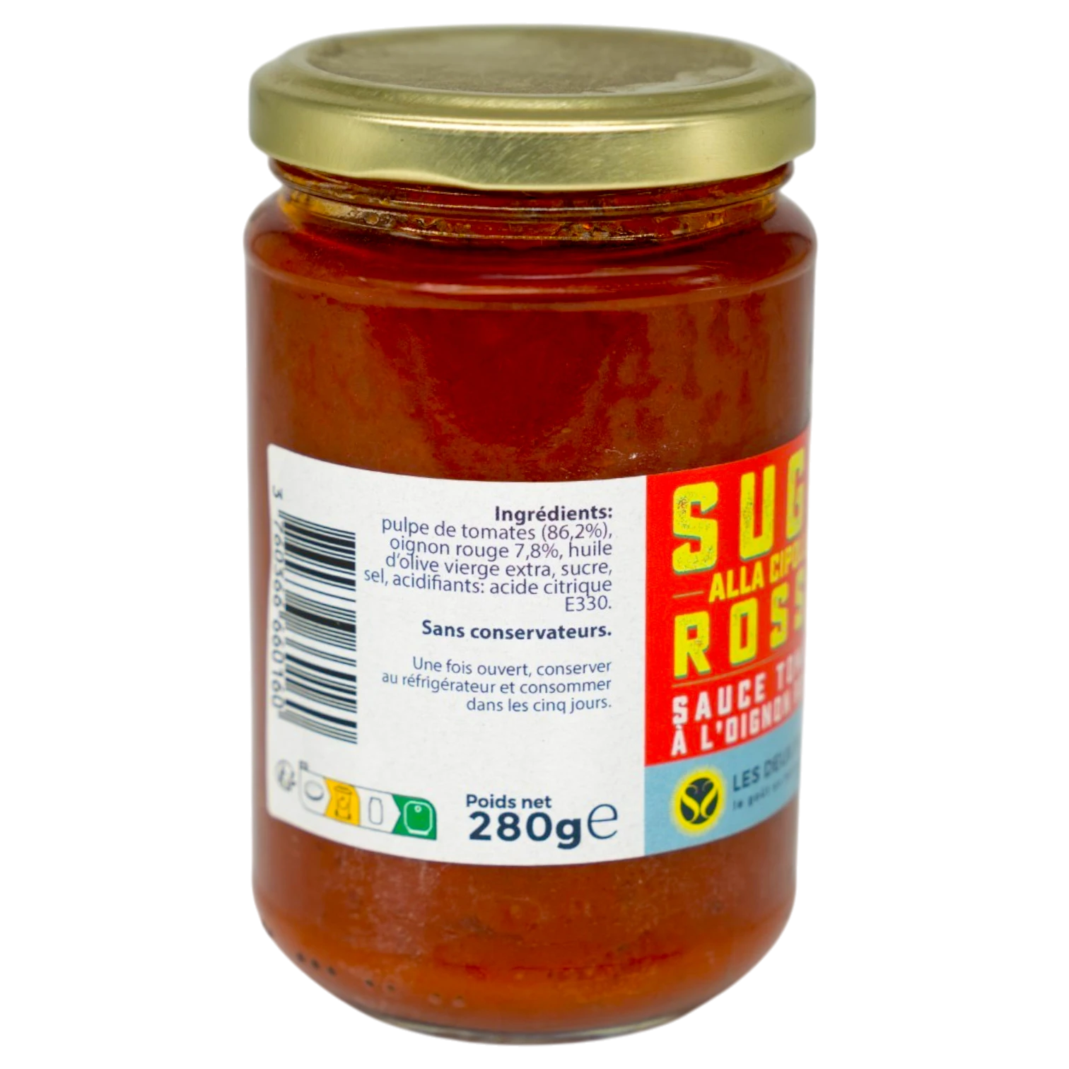 Sauce tomate aux oignons rouges