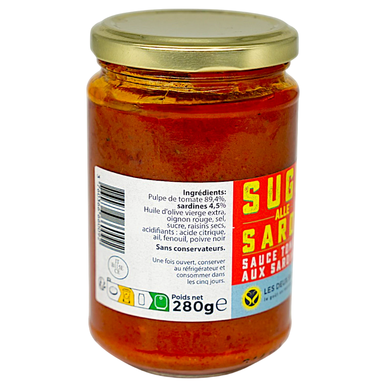 Sauce tomate sicilienne aux sardines
