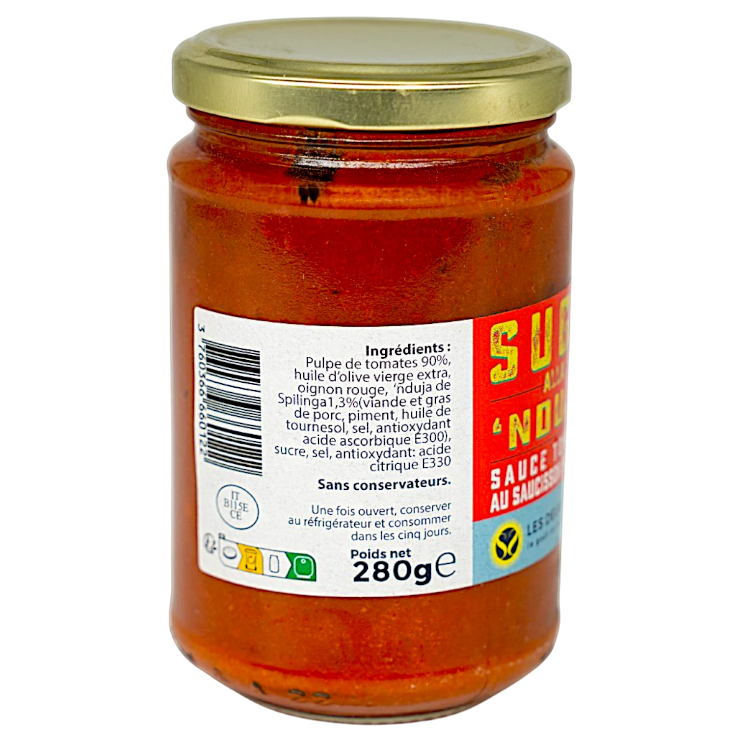 Sauce tomate à la ’nduja