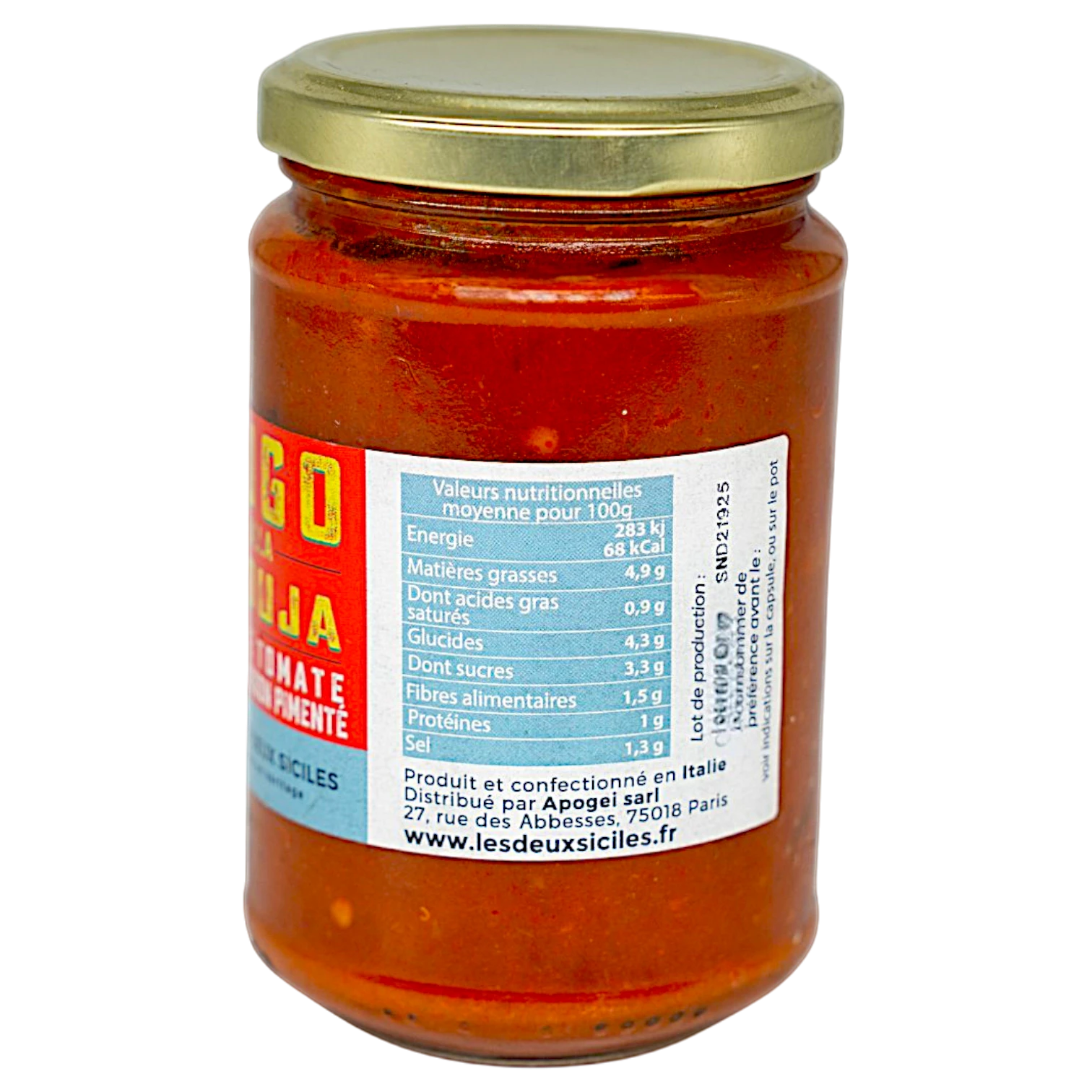 Sauce tomate à la ’nduja