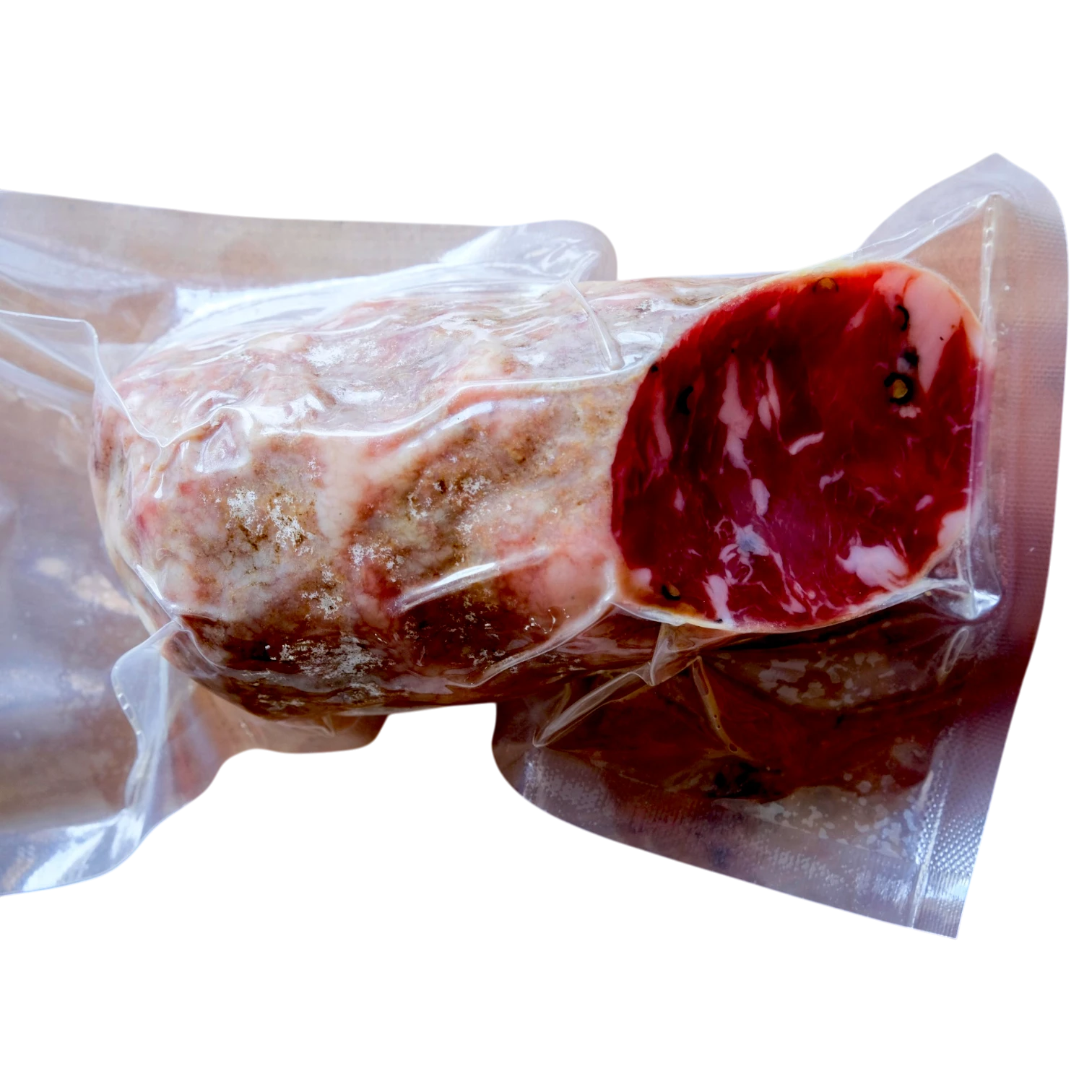 Saucisson de porc noir tranché