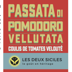 Alternative view of Passata Vellutata, purée dense de tomates siciliennes